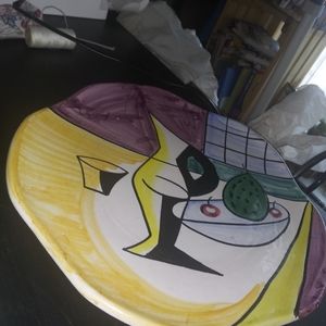 Painted plate from Italy